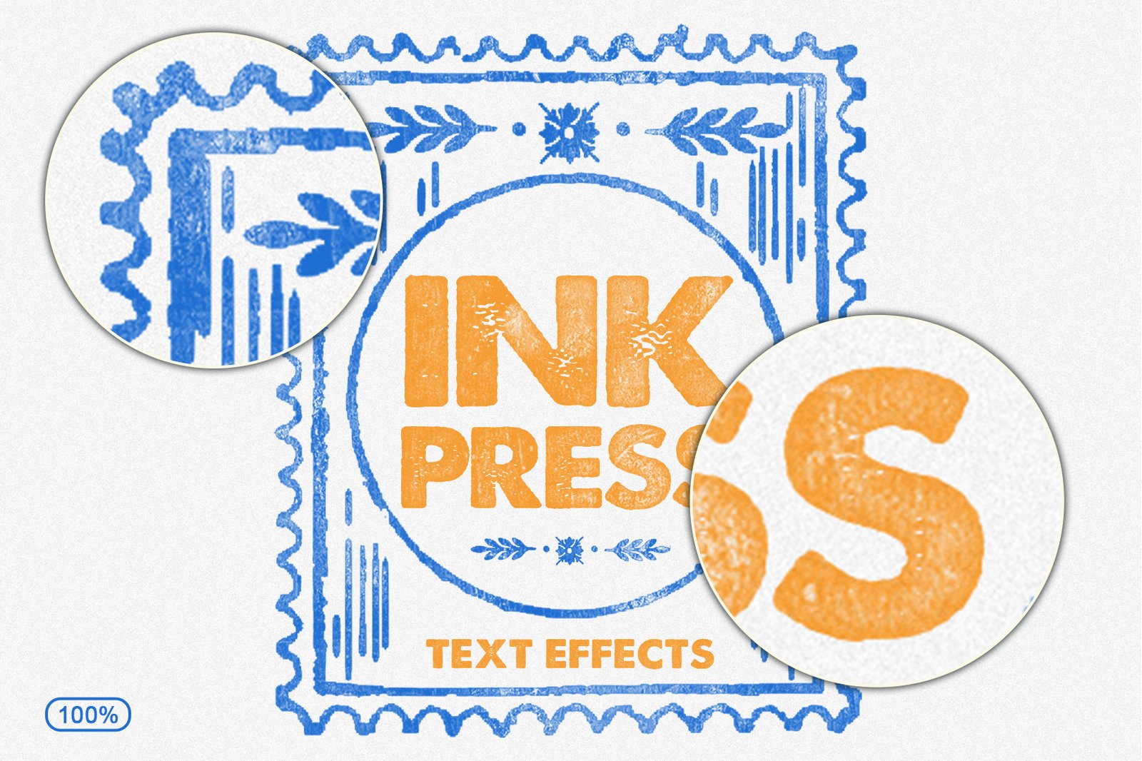 Inked Stamp Effect – 5 PSD Files