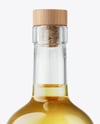 Golden Tequila Bottle Mockup