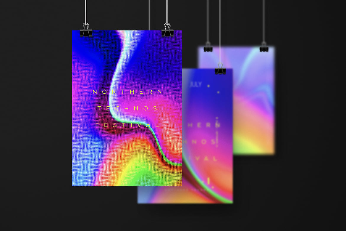 Vivid — Acid Gradient Textures