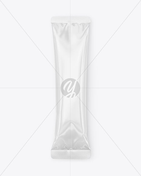 Glossy Stick Sachet Mockup