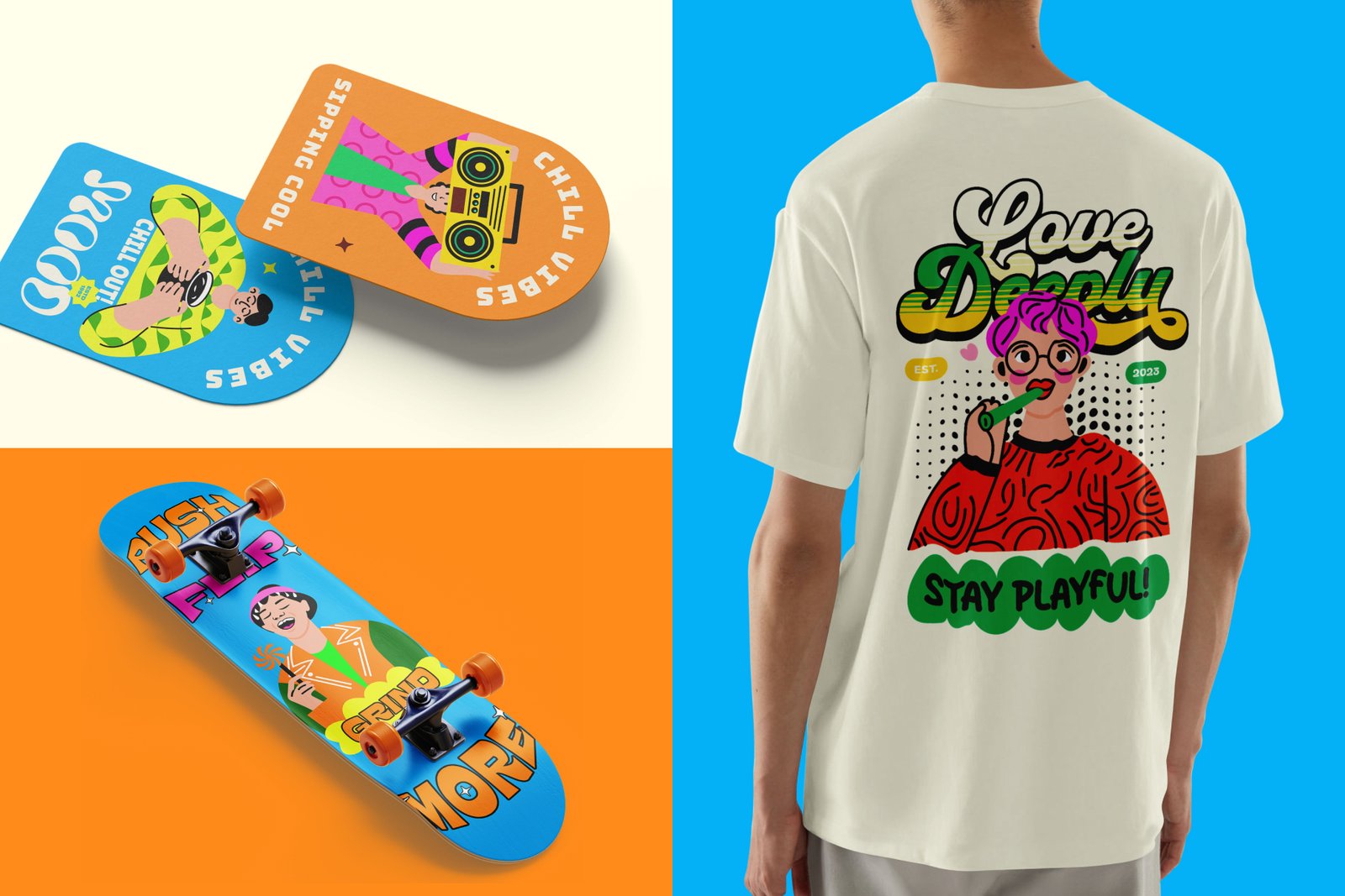 Cool Stickers Set