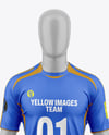 Full Soccer Kit w/ Mannequin Mockup – Front View