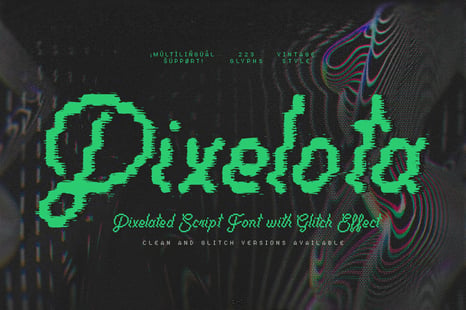 Pixelota Script Font