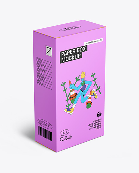 Paper Box Mockup