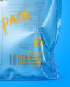 Clear Plastic Stand-Up Pouch Mockup