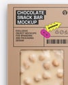 White Chocolate Bar with Nuts Mockup