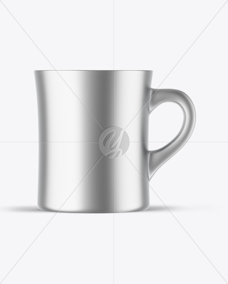 Matte Metallic Mug Mockup