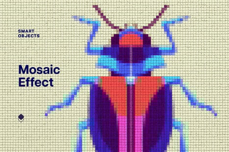 Color Mosaic Template Effect - Add-Ons