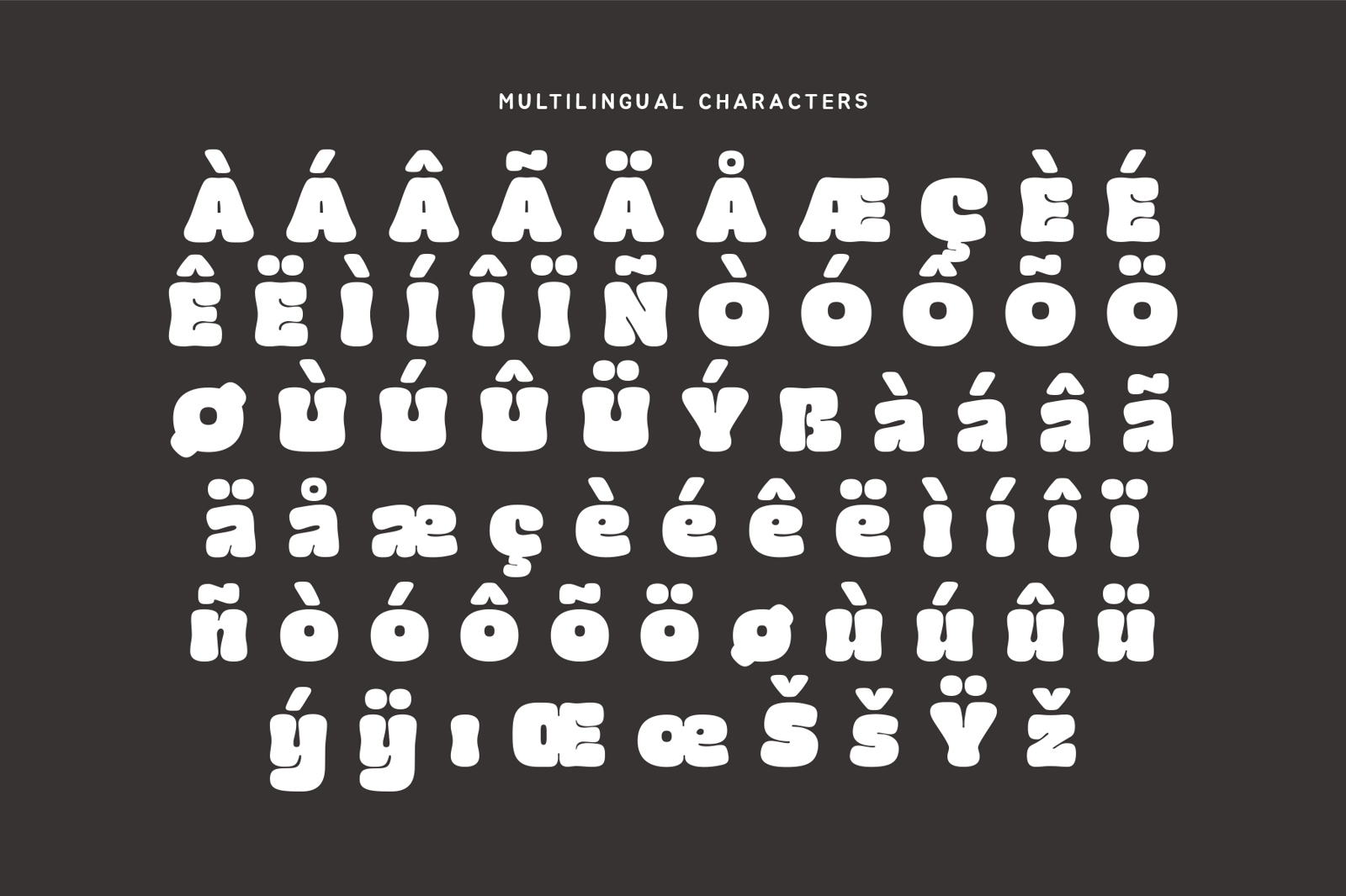 Mocha Mochi - Fat Fancy Display Font