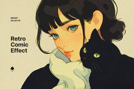 Vintage Comic Print Effect - Add-Ons