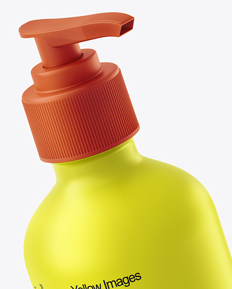 Pump Bottle with Tube Mockup