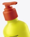 Pump Bottle with Tube Mockup