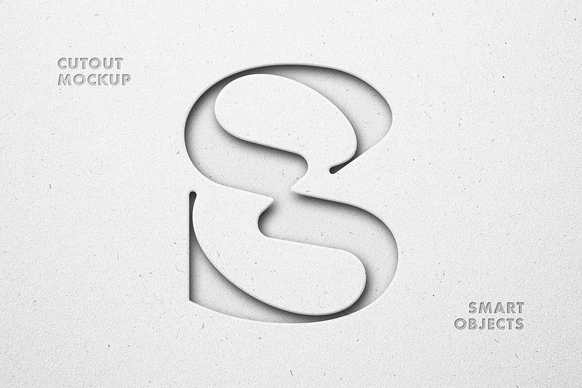 Carved Paper Mockup