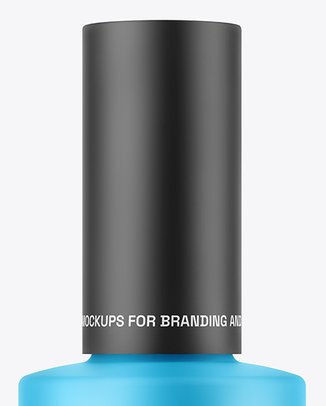 Matte Nail Polish Bottle Mockup