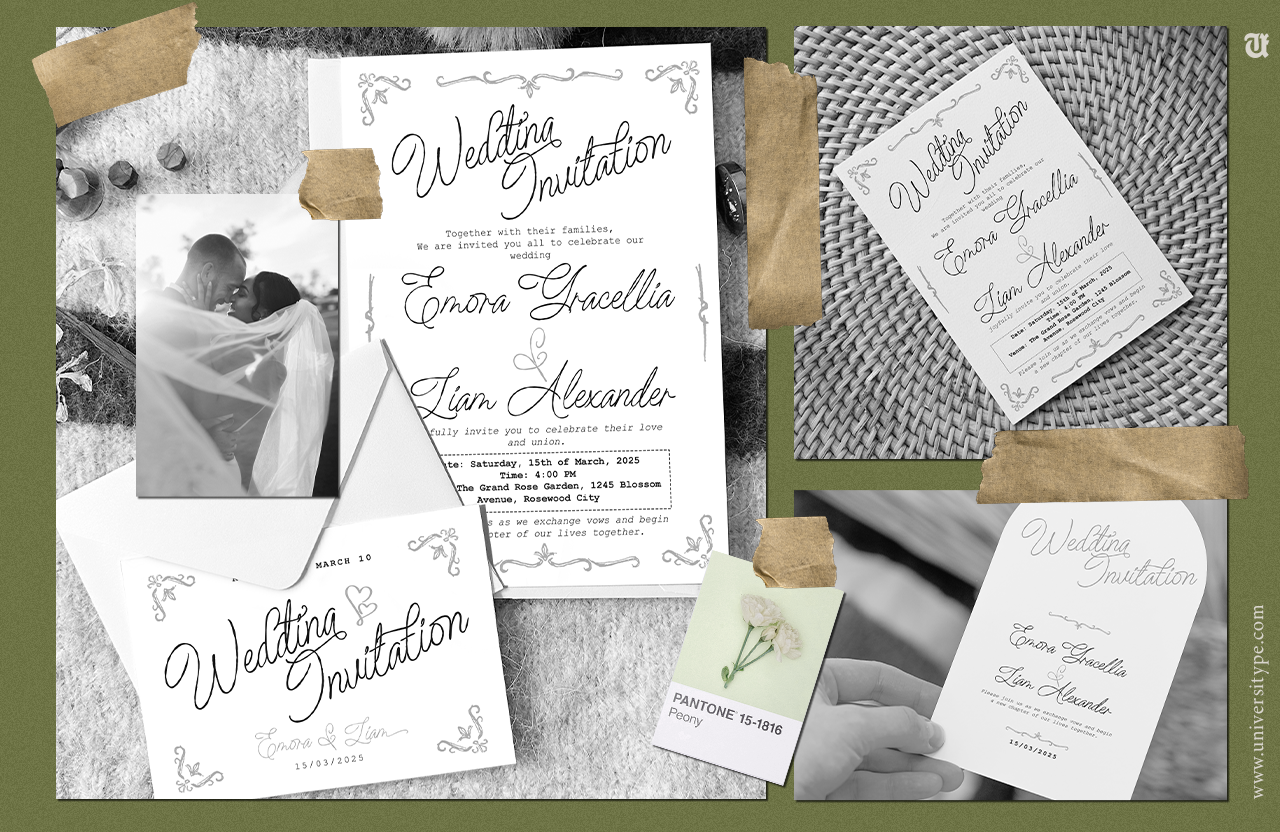 UT Nikahan Script - A Wedding Font
