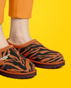 Pair of UGG Slippers on Woman's Legs Mockup