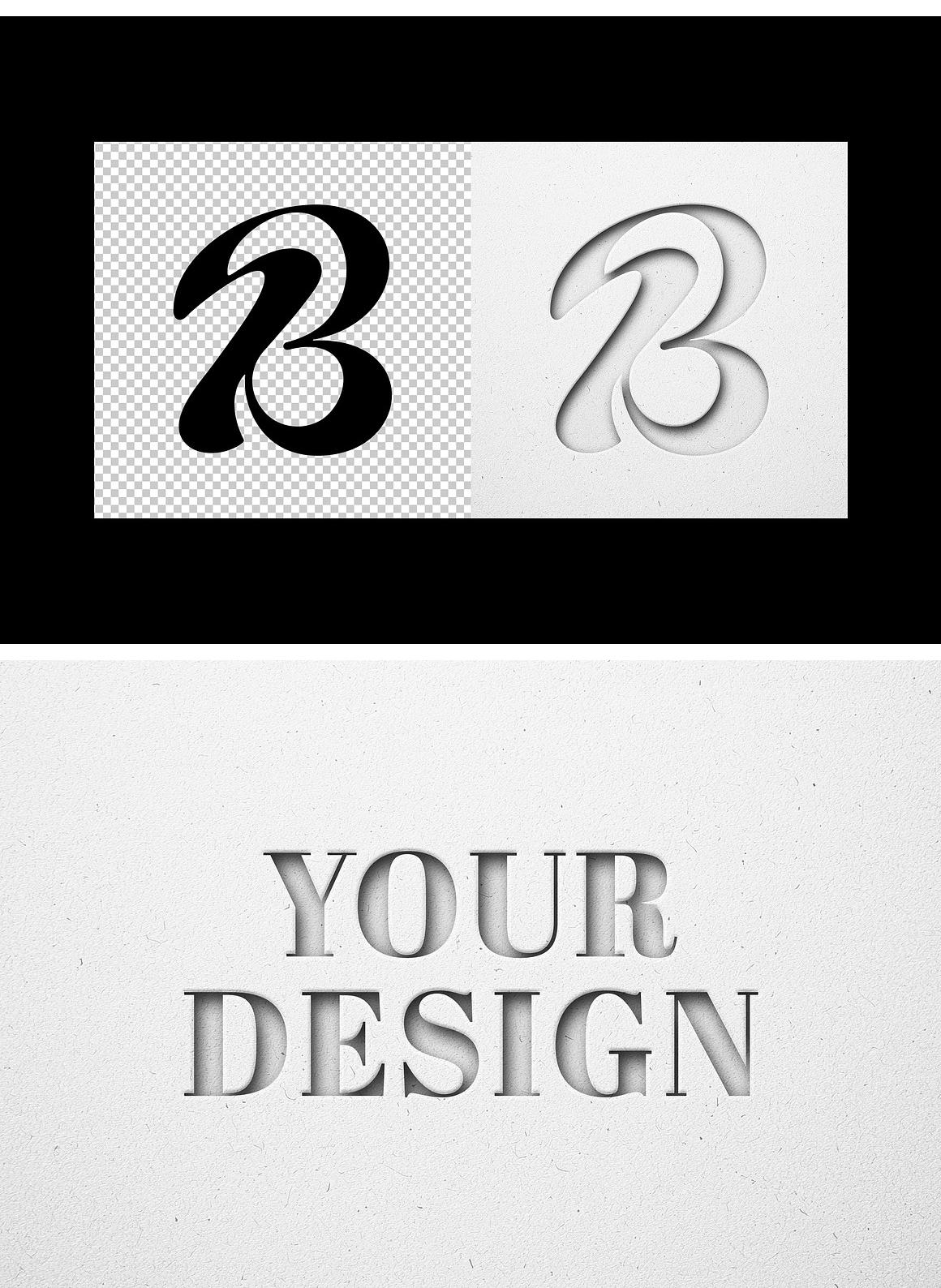 Carved Paper Mockup