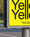 Outdoor Vertical Billboard Mockup