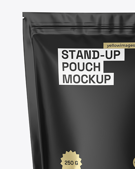 Matte Stand-up Pouch Mockup