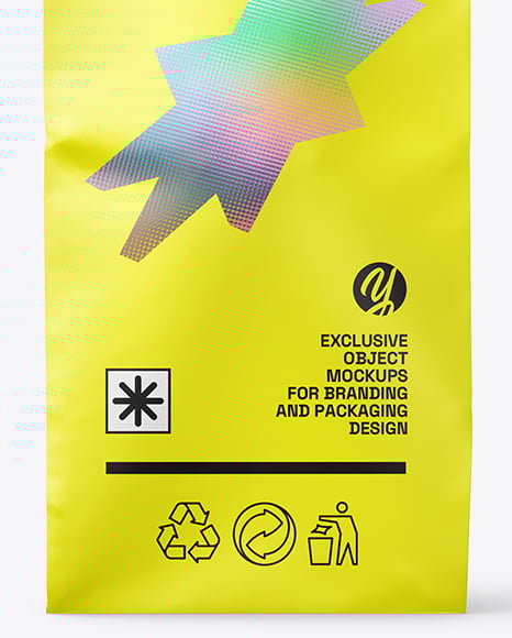 Paper Food Bag with French Hot Dog Mockup