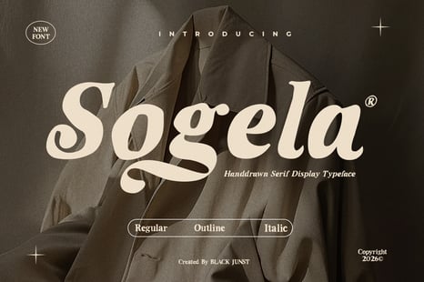 Sogela - Handdrawn Serif Font