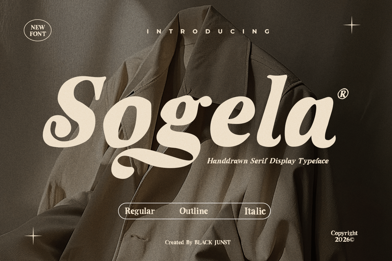 Sogela - Handdrawn Serif Font