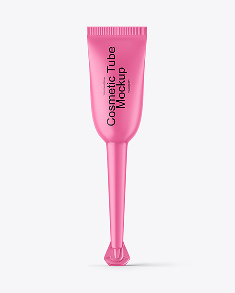 Matte Cosmetic Tube Mockup