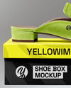 Mule on Shoe Box Mockup