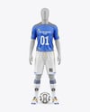 Full Soccer Kit w/ Mannequin Mockup – Front View