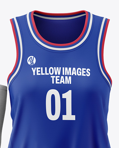 Women's Basketball Kit Mockup - Front View