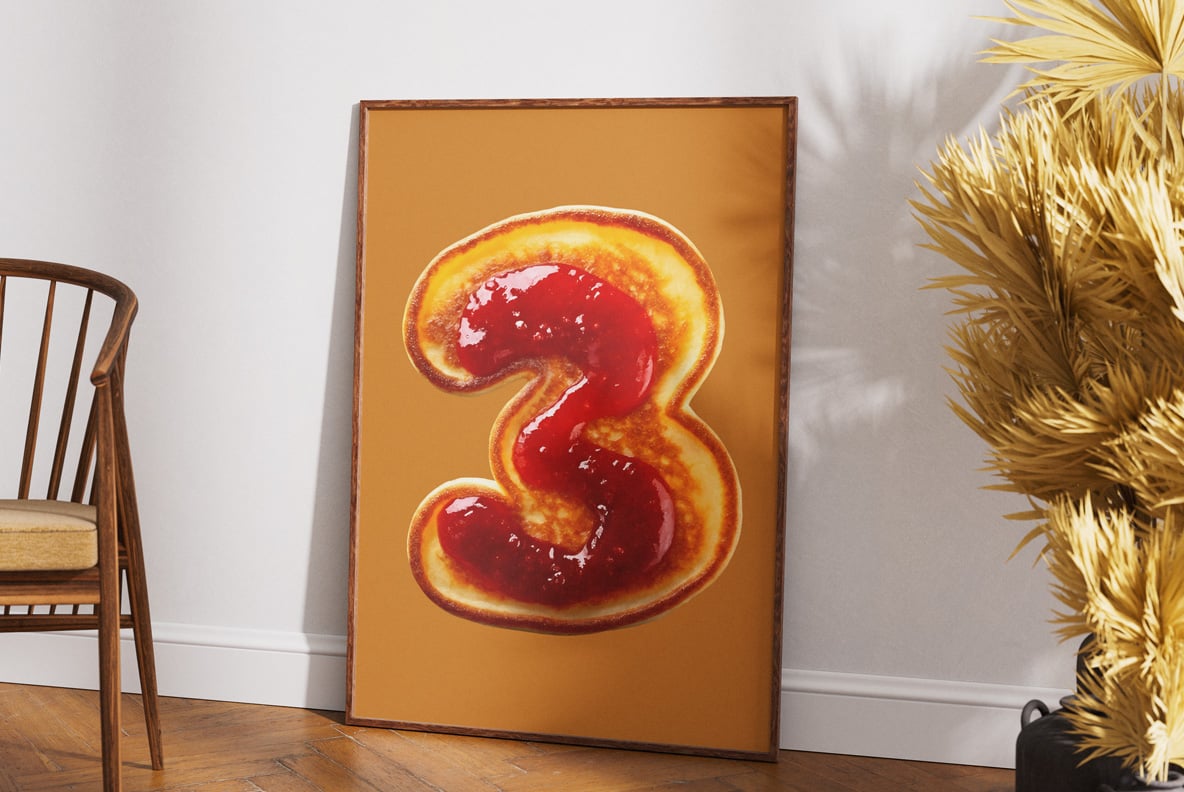 Pancake with Jam Font
