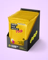Small Display Box with Glossy Snacks Mockup