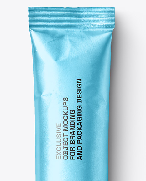 Matte Stick Sachet Mockup
