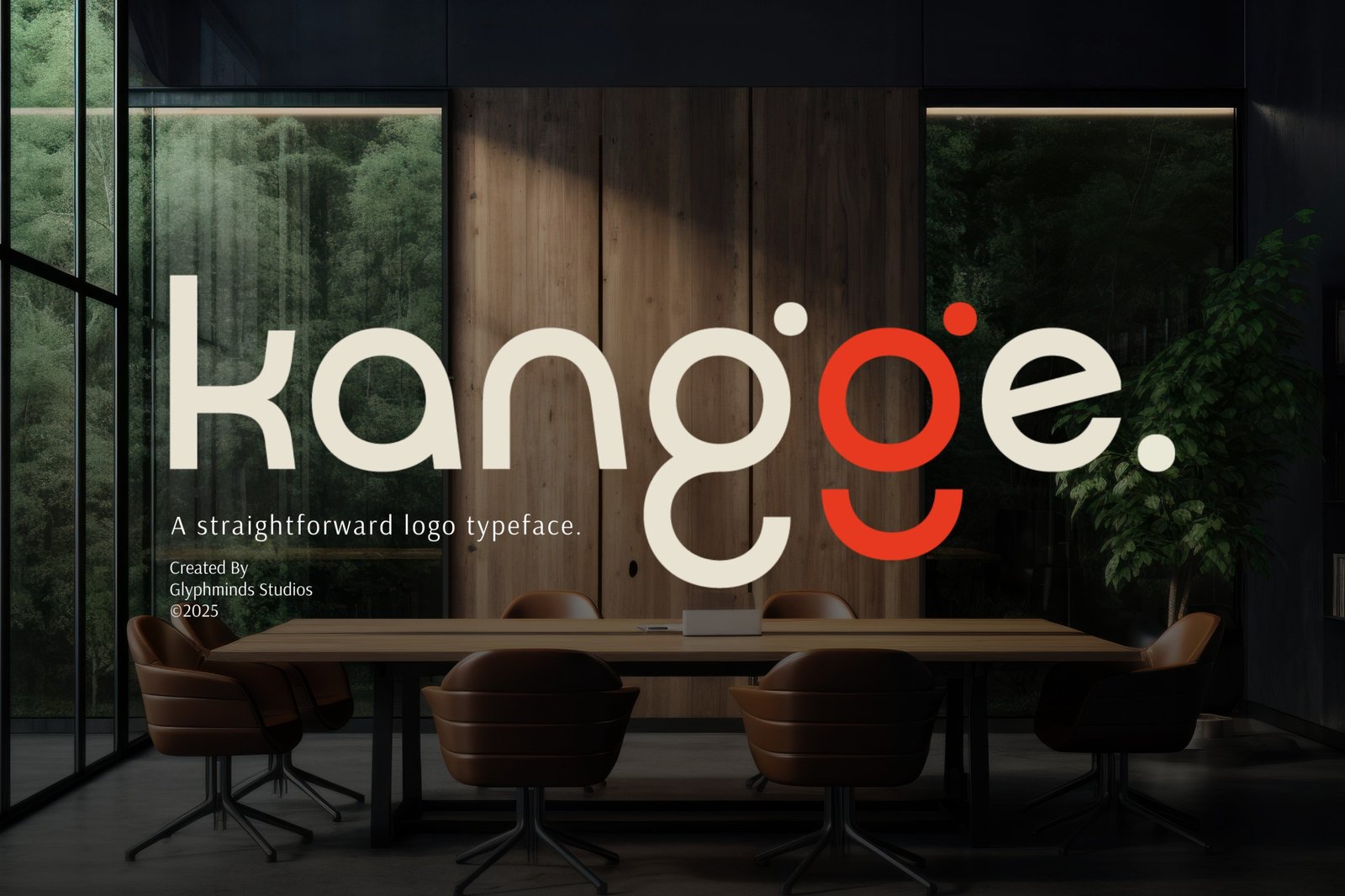 Minimalist &amp; Stylish Logo Font – Kangge Typeface