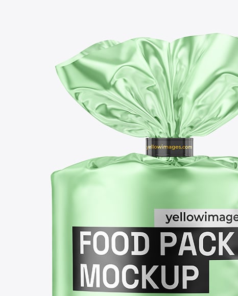 Matte Metallic Package Mockup
