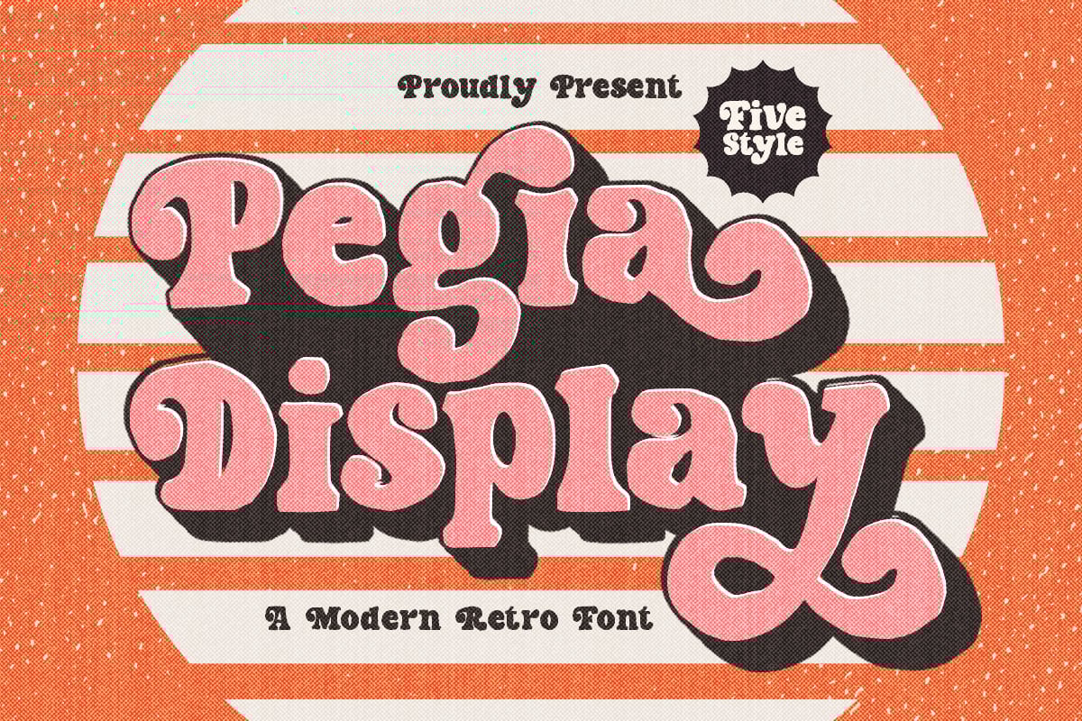 Pegia Display Font