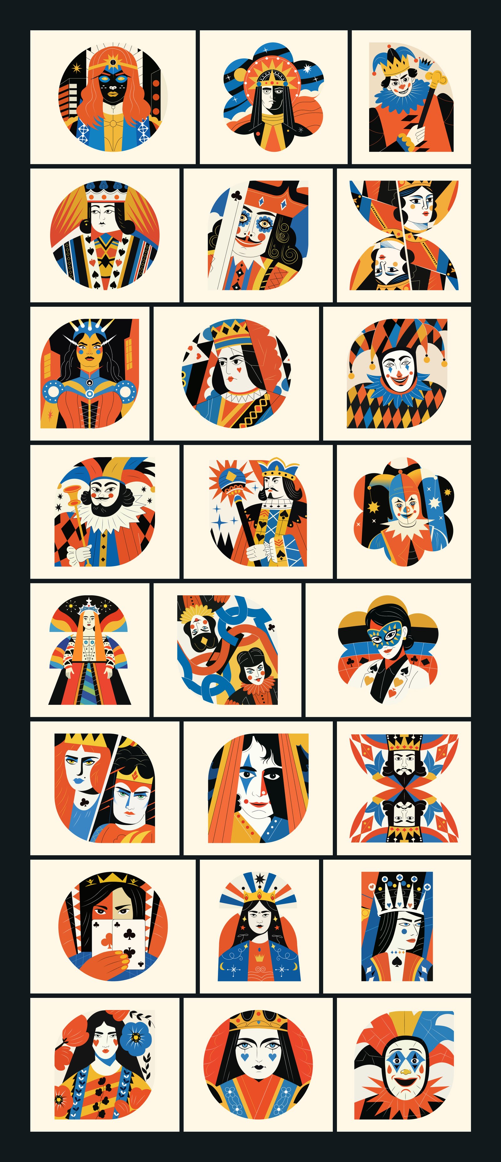 Poker Illustration Art Set