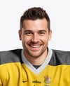Ice Hockey Player with Stanley Cup Mockup