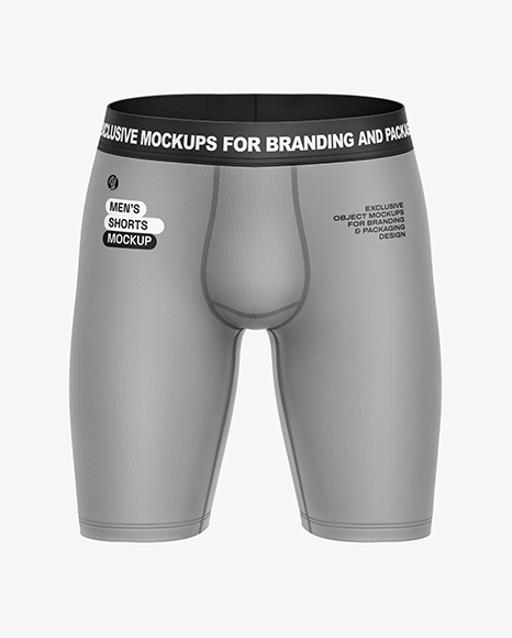 Men's Compression Shorts Mockup - Mockups