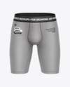 Men's Compression Shorts Mockup