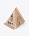 Kraft Triangular Package Mockup