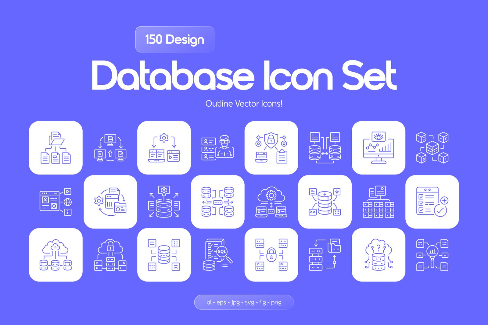 Database Icons Set