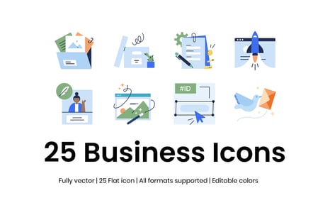 25 Business icons - Graphics