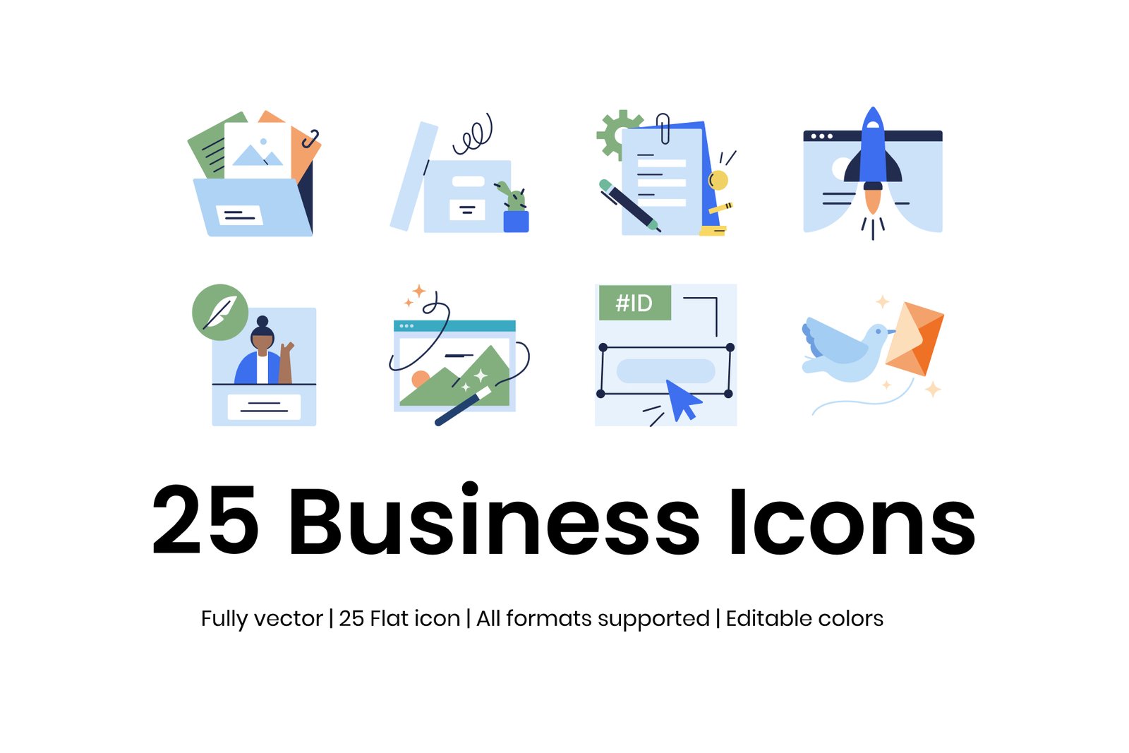 25 Business icons