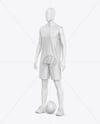 Training Sleeveless Kit Mockup - Half Side View