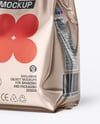 Glossy Metallic Package Mockup