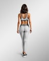 Woman Wearing a Crop Top and Leggings Mockup