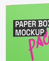 Paper Box Mockup