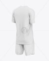 Soccer Kit Mockup - Half Side View