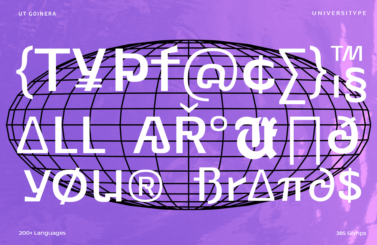 UT Goinera - A Unique Display Sans